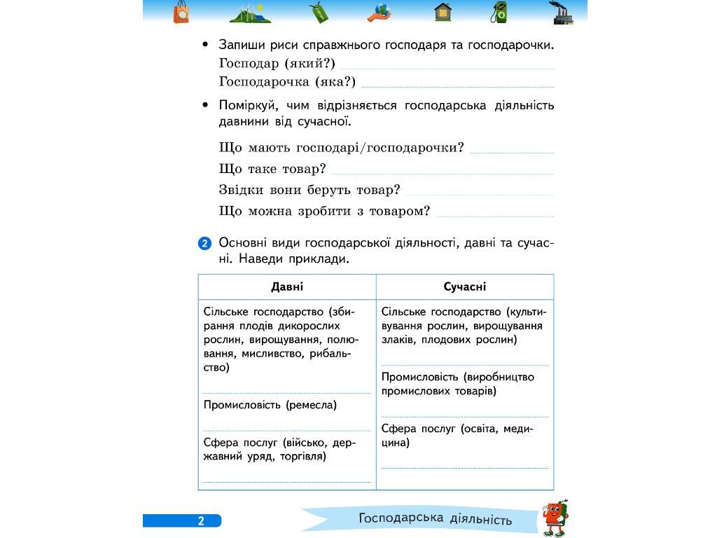 Робочий зошит "Фінансова грамотність", 4 клас НУШ, І. Гусельнікова, Ранок