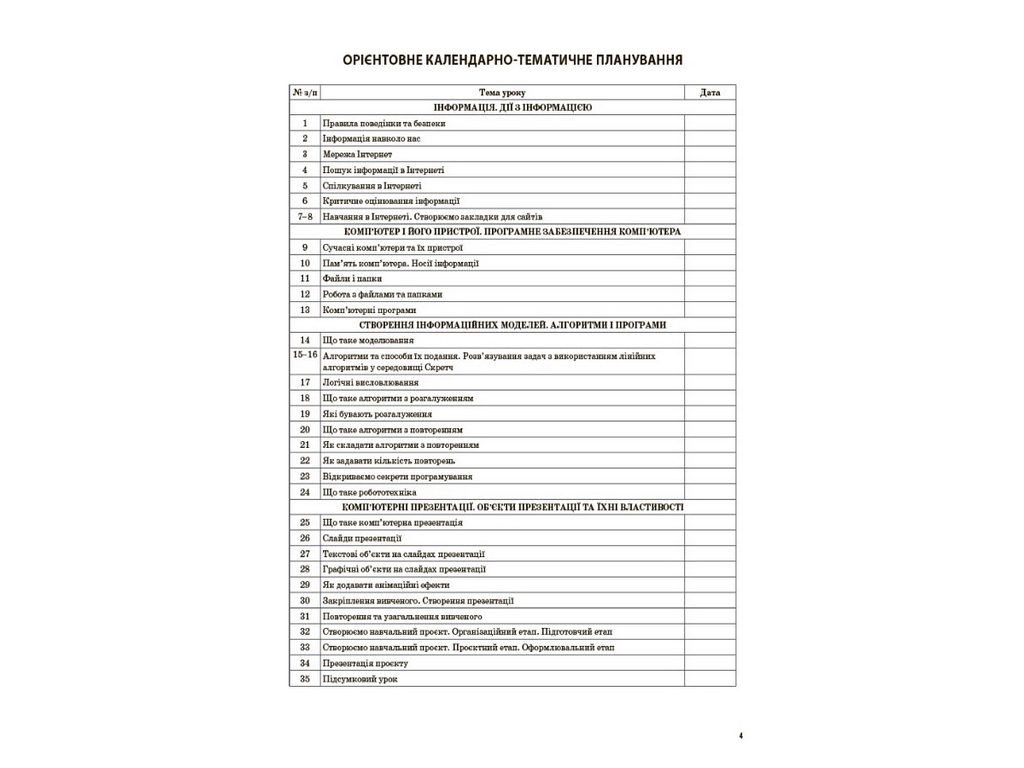 Пособие "Мой конспект. Информатика. 4 класс", НУШ, Порощук В.П., Основа