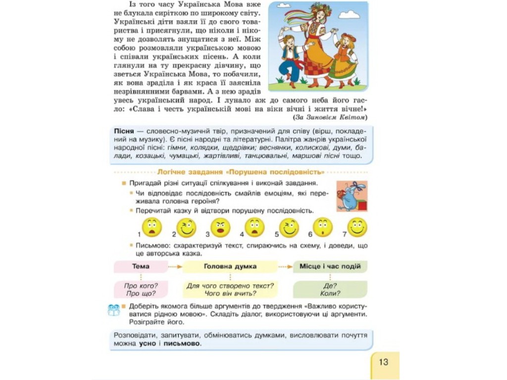 Посібник "Українська мова та читання", НУШ, 4 клас, частина 1, Г. Іванців, Ранок