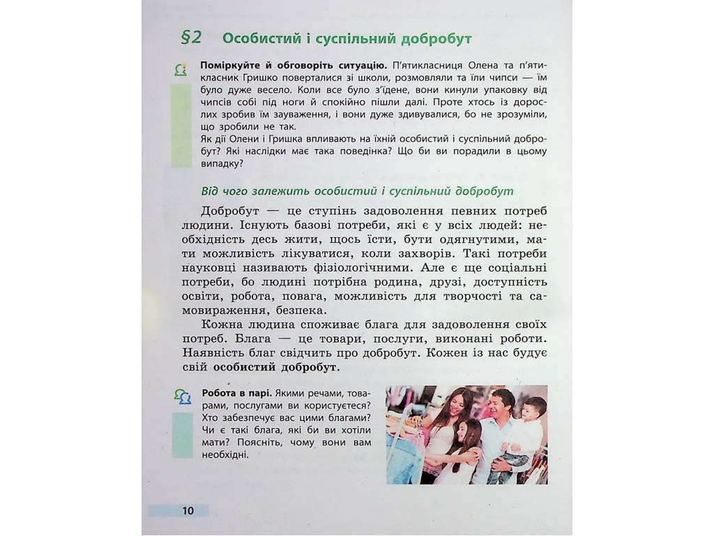 Підручник "Здоров’я, безпека та добробут", 5 клас інтегрований курс, О. Тагліна, Ранок