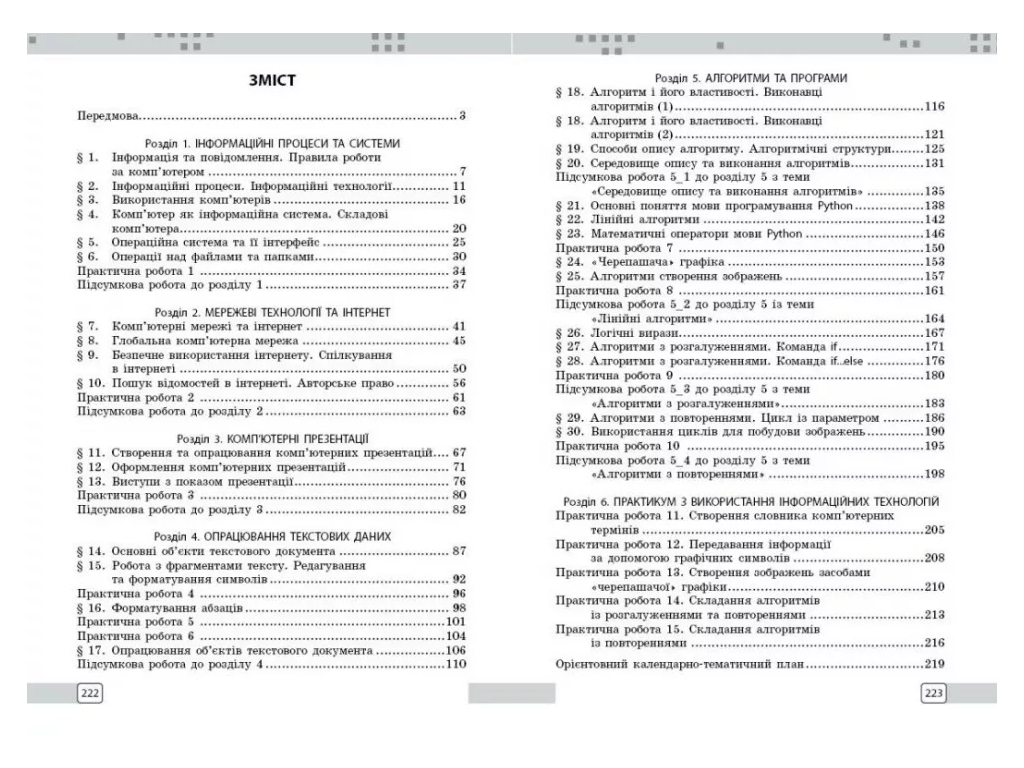Розробки уроків з інформатики, 5 клас, до підруч. Бондаренко О.О., Пилипчук О.П., Ранок