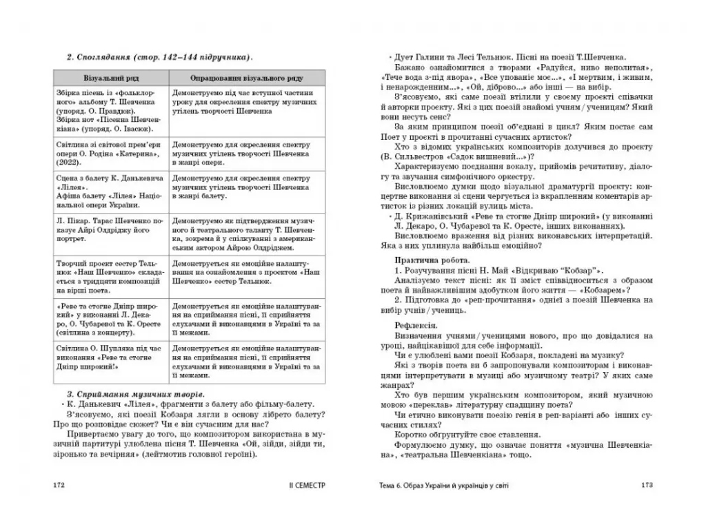 Книга для учителя "НУШ Искусство. 7 класс. Разработки уроков", О. А. Комаровская, Т. В. Козак, Ранок