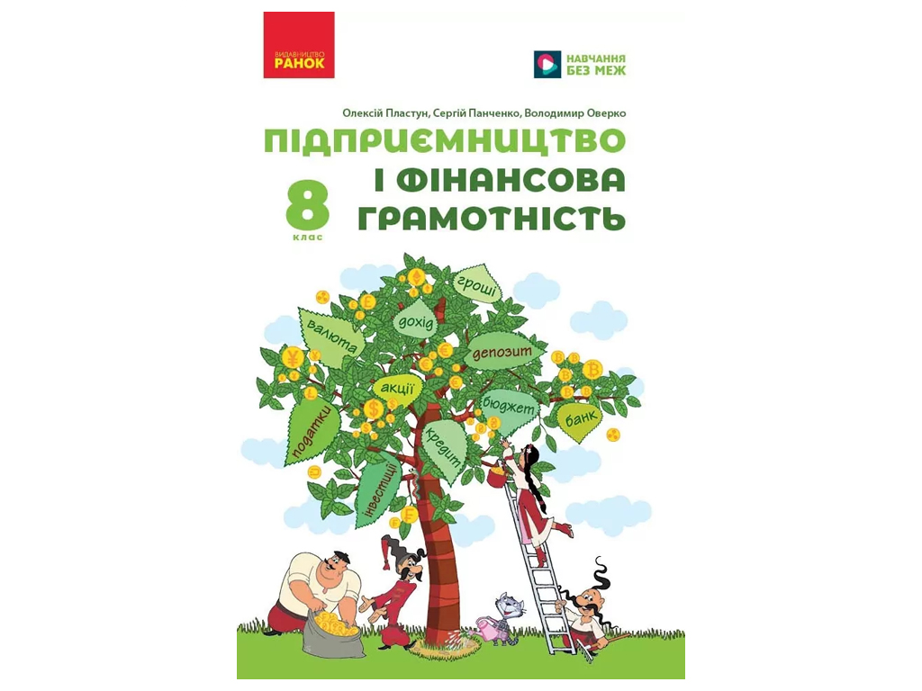 НУШ 8 клас, Підприємництво і фінансова грамотність, Підручник, Пластун, Ранок