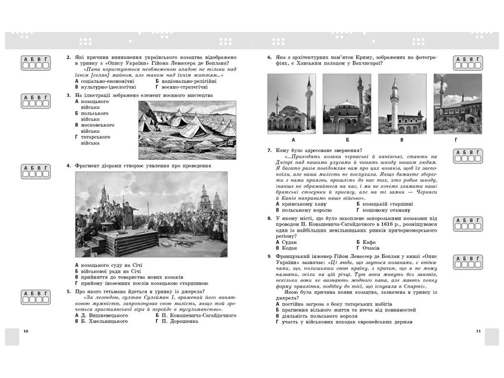НУШ 8 класс "История Украины, Текущая и итоговая оценка по группам результатов", Ранок