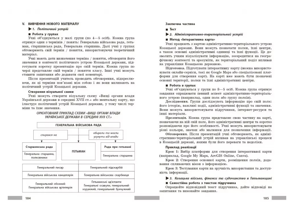 НУШ 8 класс, История Украины, Разработка уроков, Ранок Г176089У