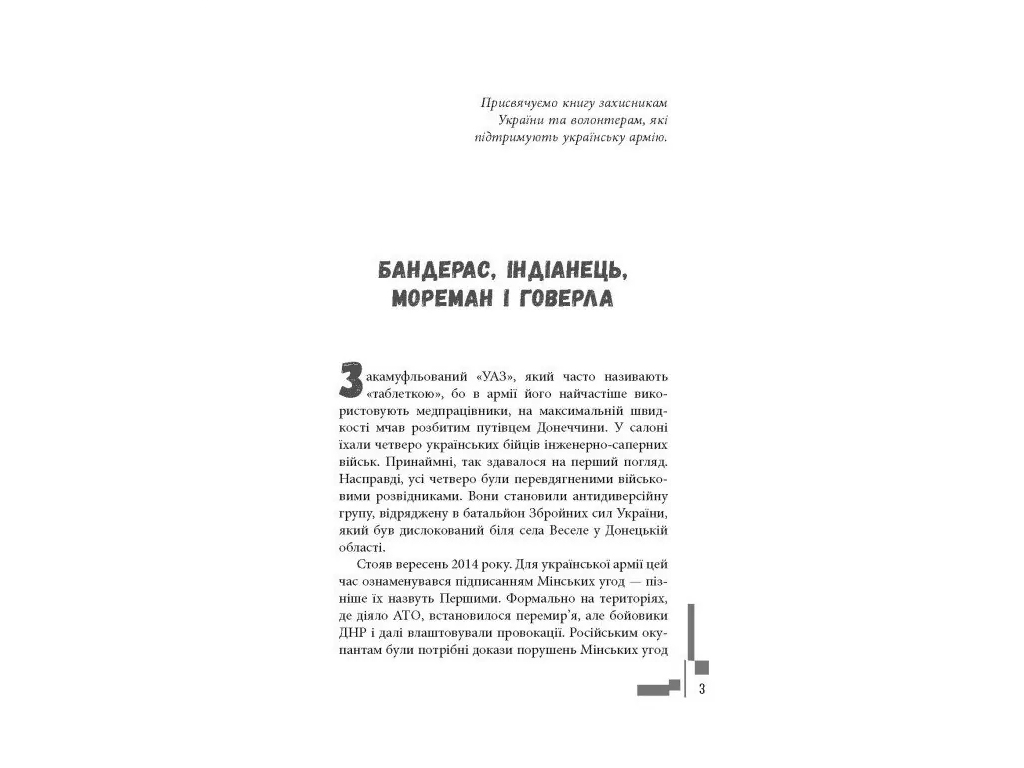 Современная проза Украины, Позывной Бандерас, Фабула ФБ1444045У