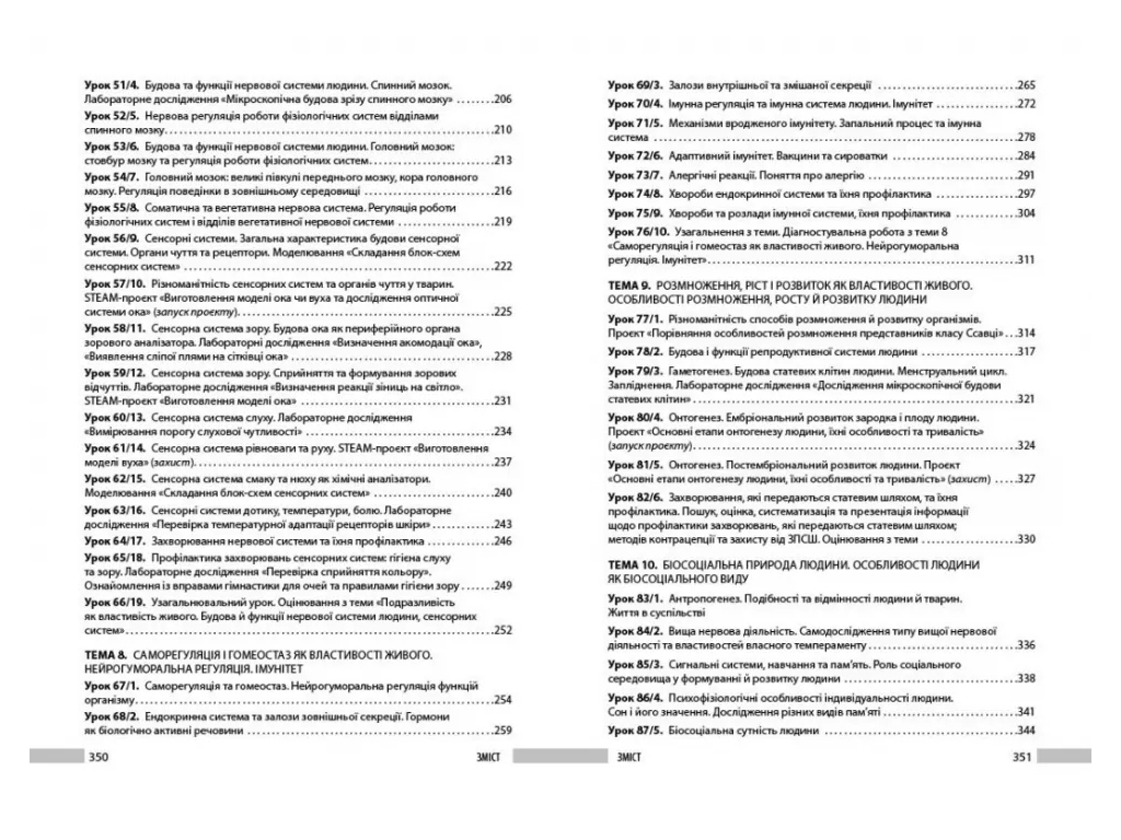 НУШ 8 класс, Биология, Книга для учителя, Ранок Ш692081У