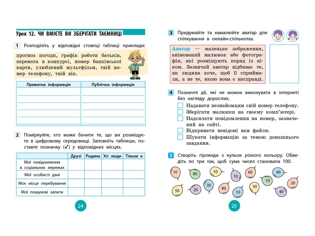 НУШ 4 клас, Інформатика, Робочий зошит до підр. Гільберг Т., Суховірського О., та ін., Ранок ТИ12170