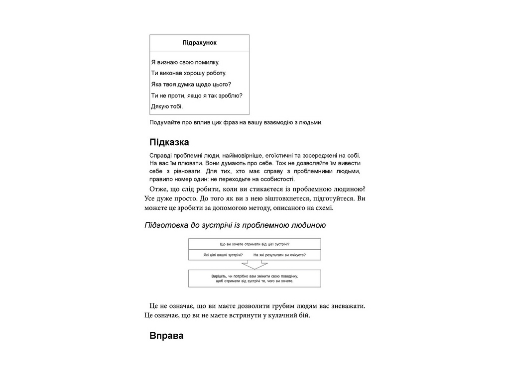 Как взаимодействовать с проблемными людьми, Фабула ФБ1467030У
