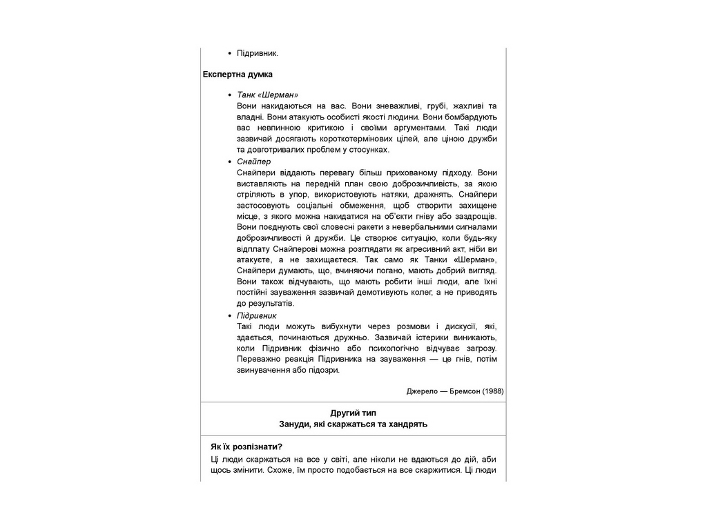 Как взаимодействовать с проблемными людьми, Фабула ФБ1467030У