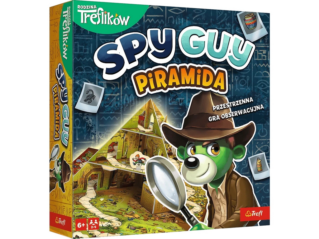 Настольная детективная игра Trefl Spy Guy Пирамида, 3D поле