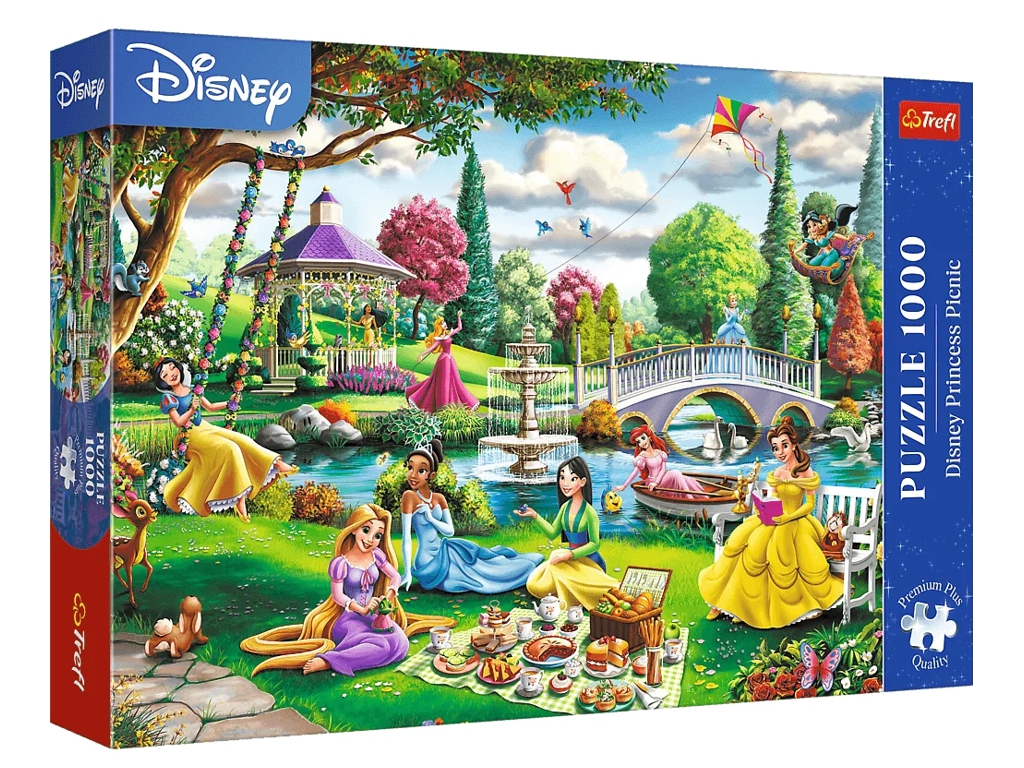 Пазли Trefl Premium Plus Disney Picnic with Princesses, 1000 елементів