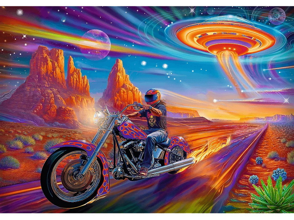 Пазли Trefl Dreamscapes Дика їзда, 1000 елементів