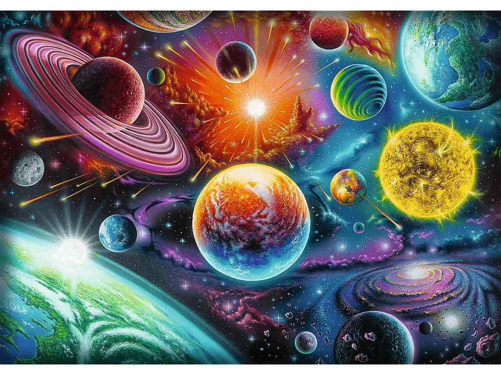 Пазлы Trefl Dreamscapes Космическое приключение, 1000 элементов