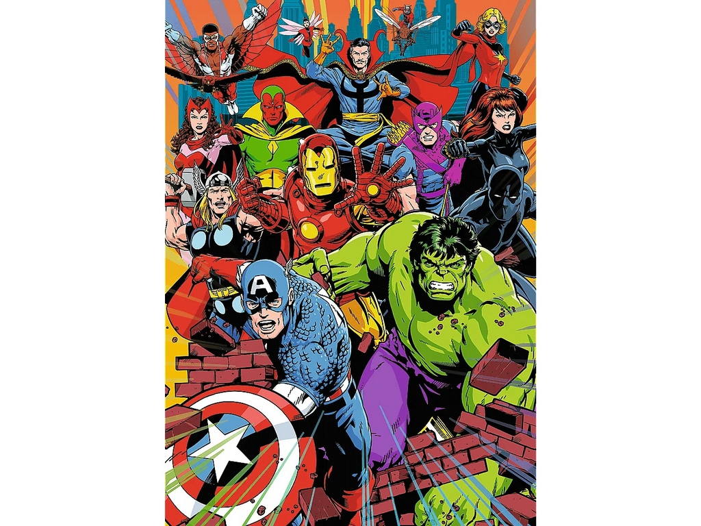 Пазли Trefl Marvel Heroes Месники, 1000 елементів