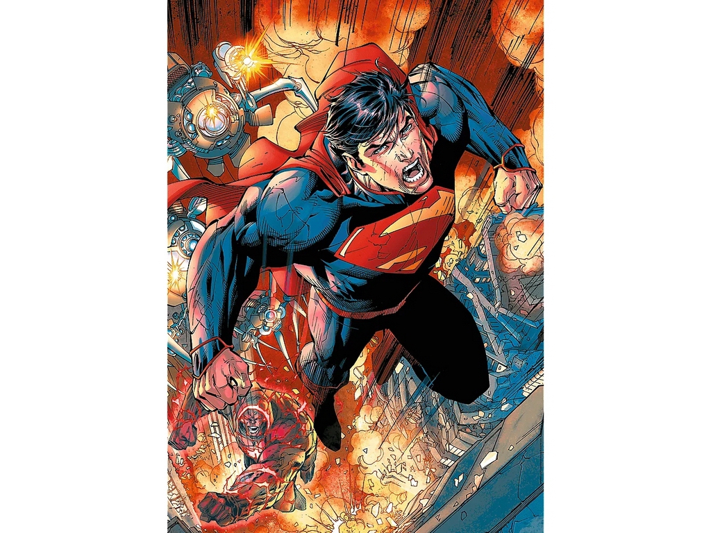 Пазли Trefl DC Superman в дії, 1000 елементів