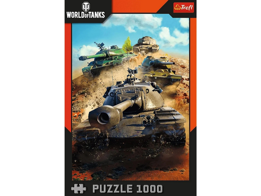 Пазлы 1000 элементов, World of Tanks: Танки в бою, Trefl 09436