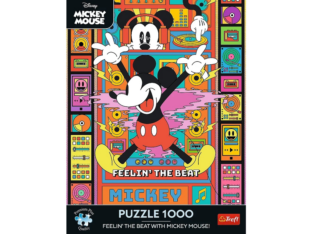 Пазлы Trefl Mickey and Friends Почувствуй ритм с Микки Маусом, 1000 элементов