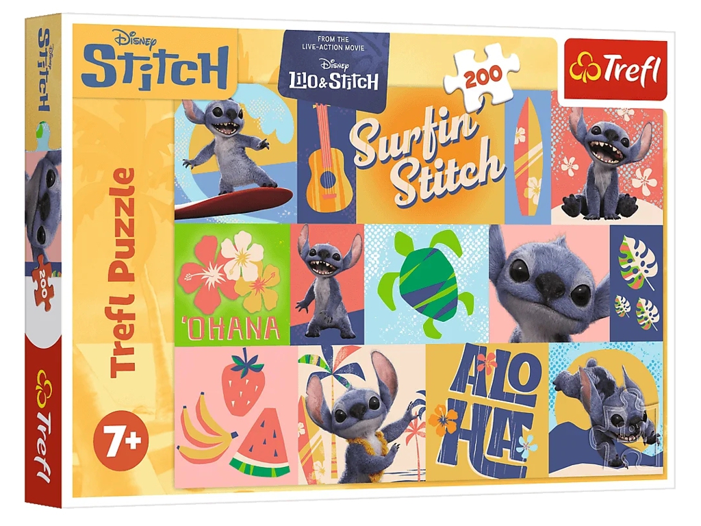 Пазлы Trefl Disney Stitch The Movie Приключения на Гавайях, 200 элементов