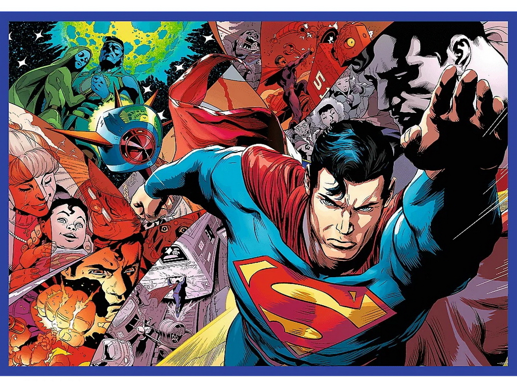 Пазлы Trefl DC Comics Смелость Супермена, 4 х 250 элементов