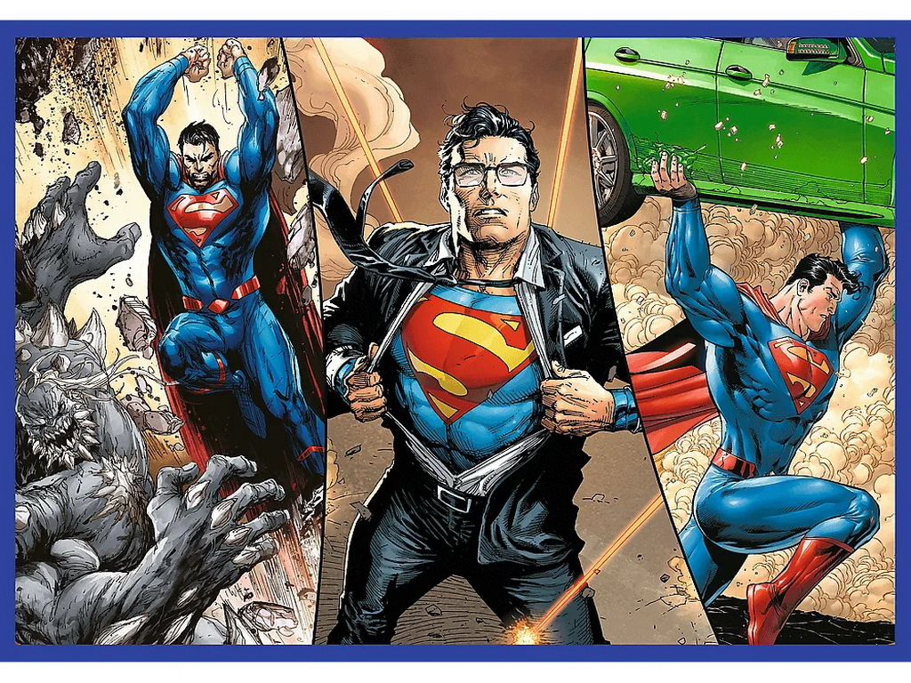 Пазлы Trefl DC Comics Смелость Супермена, 4 х 250 элементов