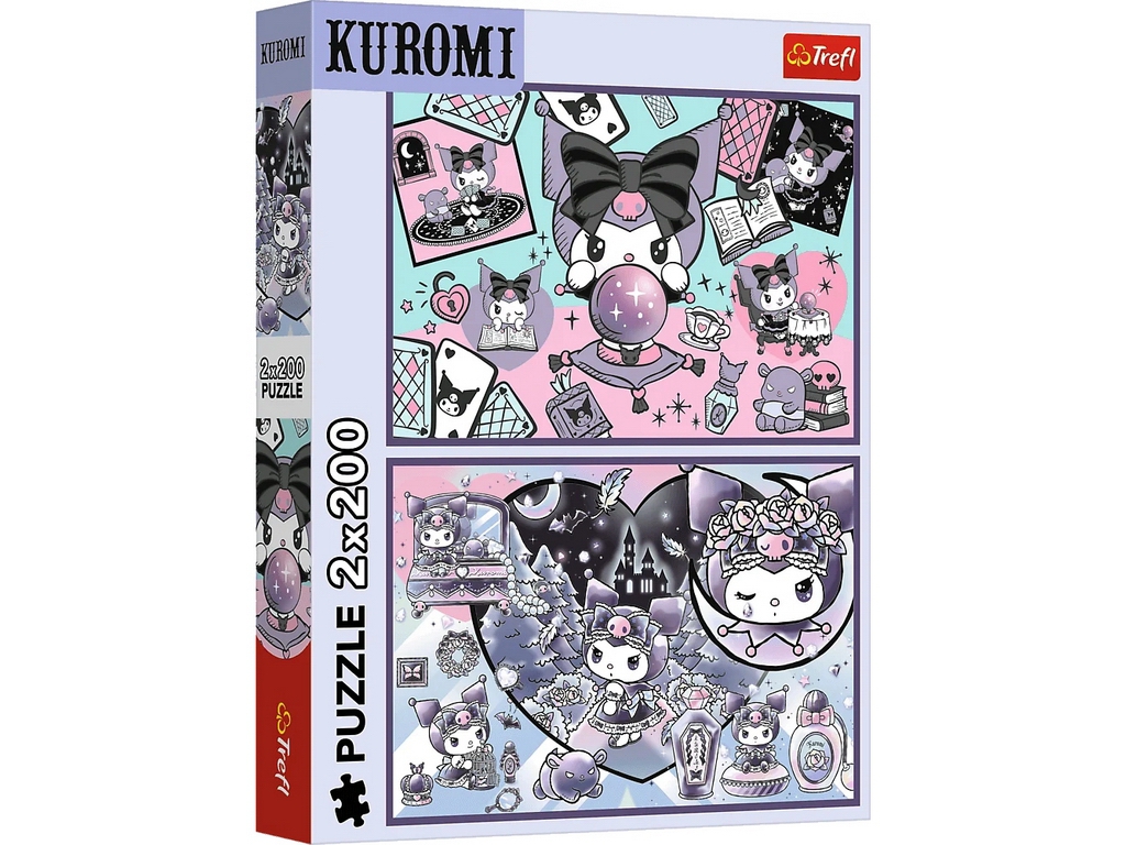 Пазли Trefl Kuromi Пустощі Куромі, 2 х 200 елементів