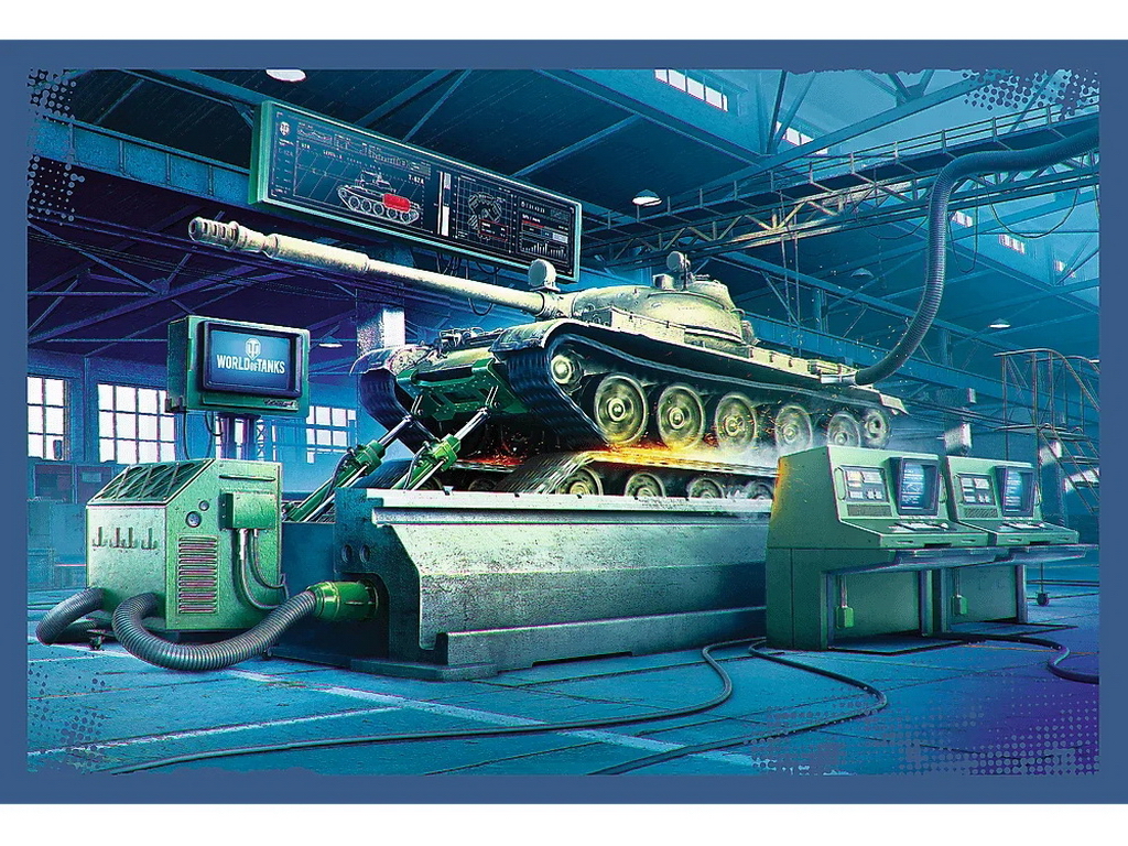 Пазли Trefl WARGAMING Бронетанкова місія, 2 х 200 елементів