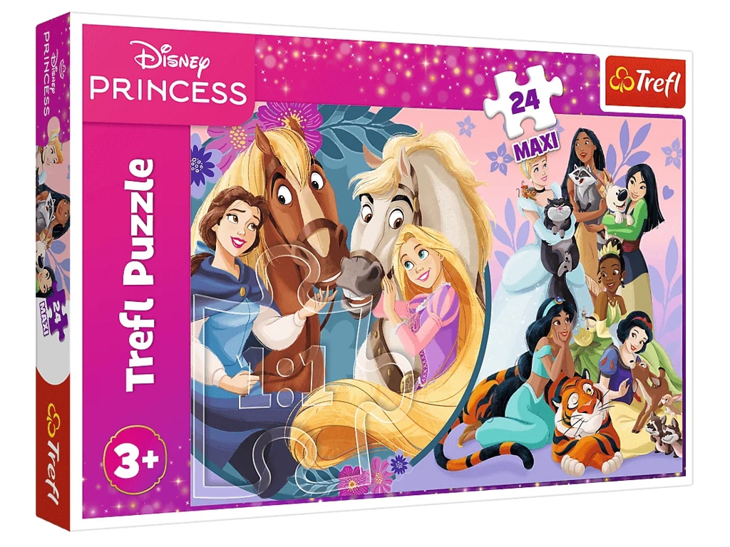 Пазлы Trefl Maxi Disney Princess Улыбка дружбы, 24 элемента