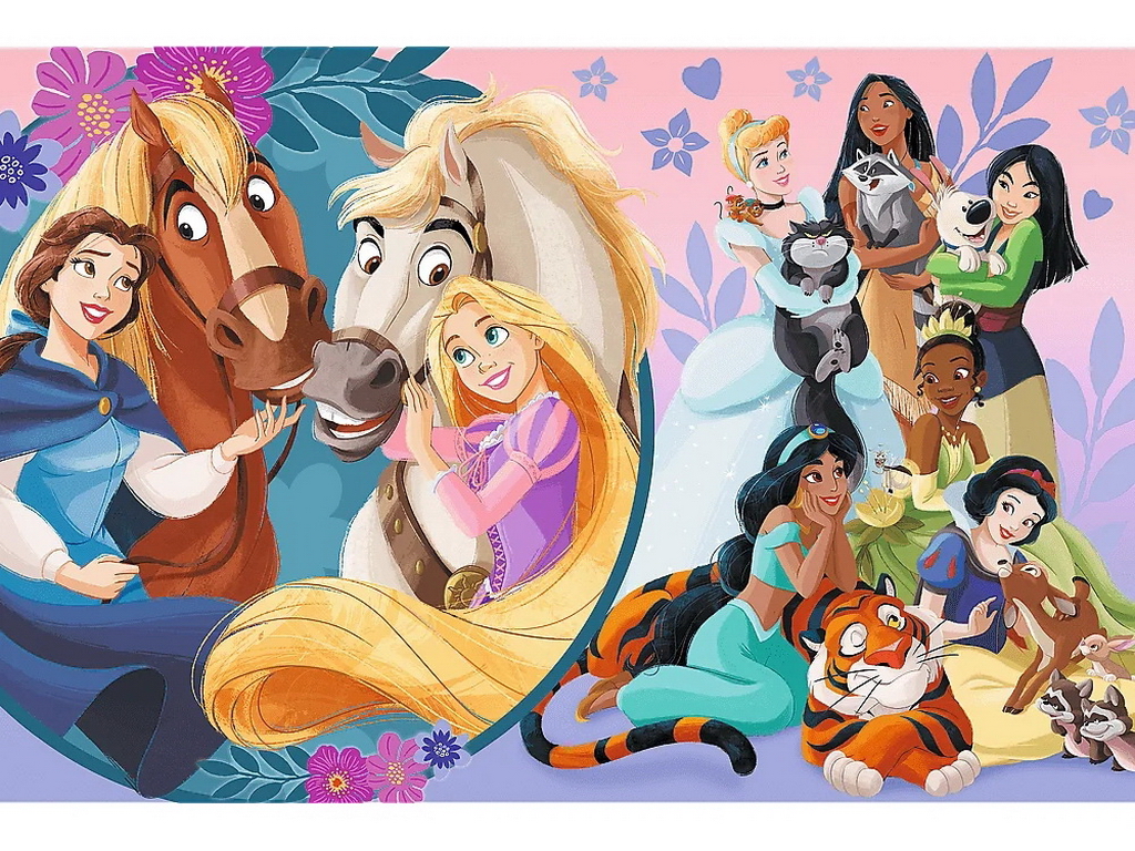 Пазлы Trefl Maxi Disney Princess Улыбка дружбы, 24 элемента