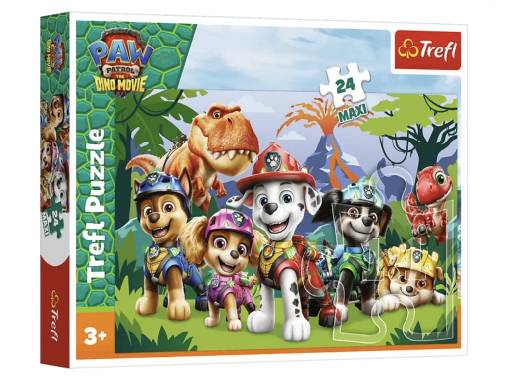 Пазлы Trefl 24 Maxi PAW Patrol «Доисторическая дружба», 24 элемента