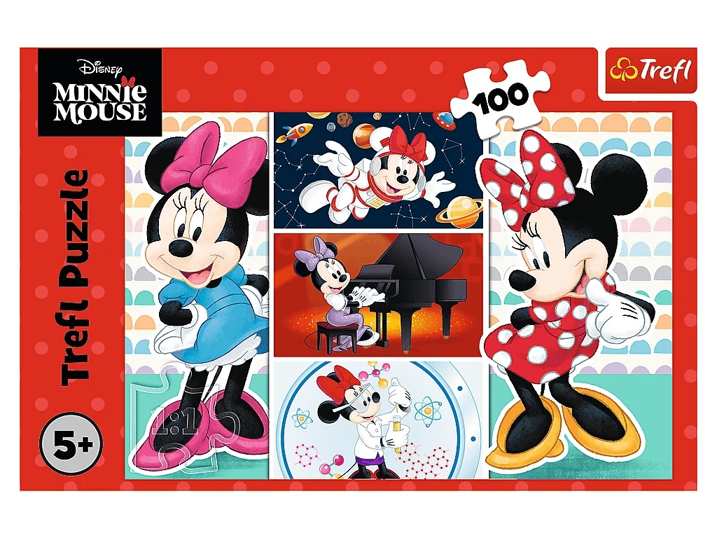 Пазл Trefl Disney Minnie Забавная Минни, 100 деталей