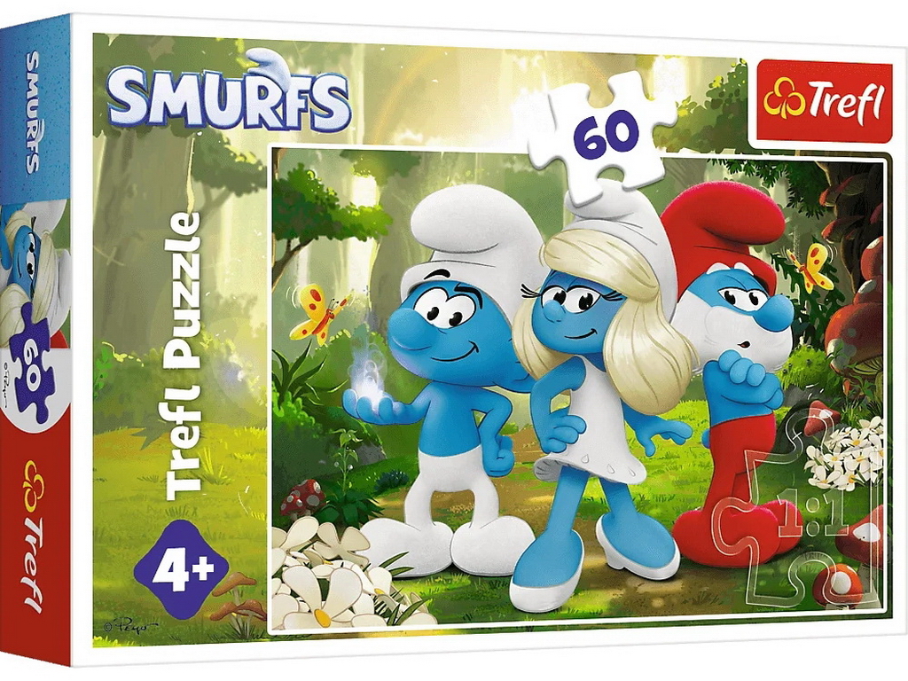 Пазлы Trefl The Smurfs Очарованный лес, 60 элементов