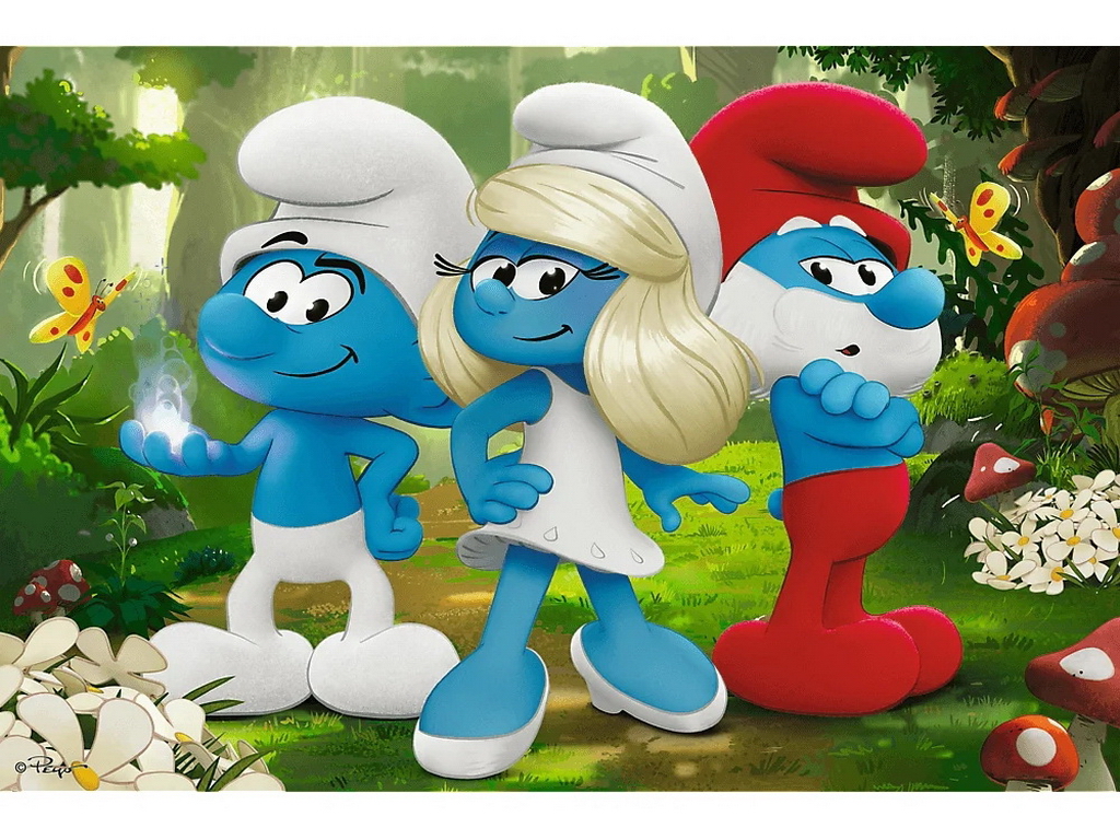 Пазлы Trefl The Smurfs Очарованный лес, 60 элементов