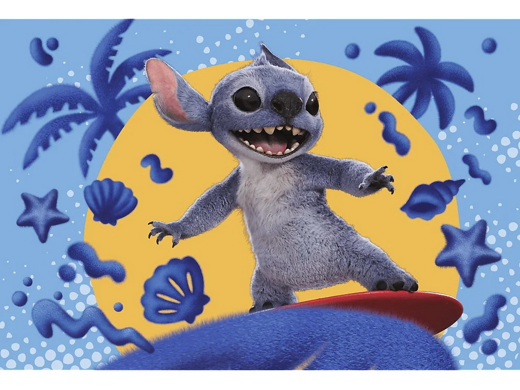 Пазлы Trefl Disney Stitch The Movie День со Стичом, 60 элементов