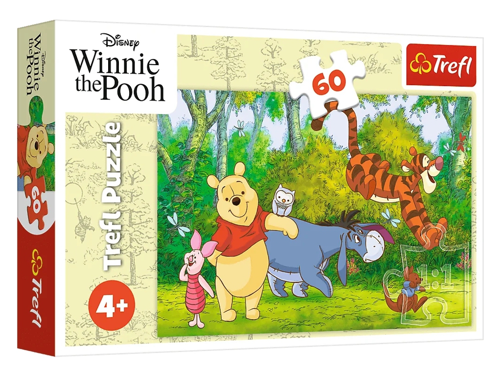 Пазлы Trefl Disney Winnie The Pooh Вкусный мед, 60 элементов