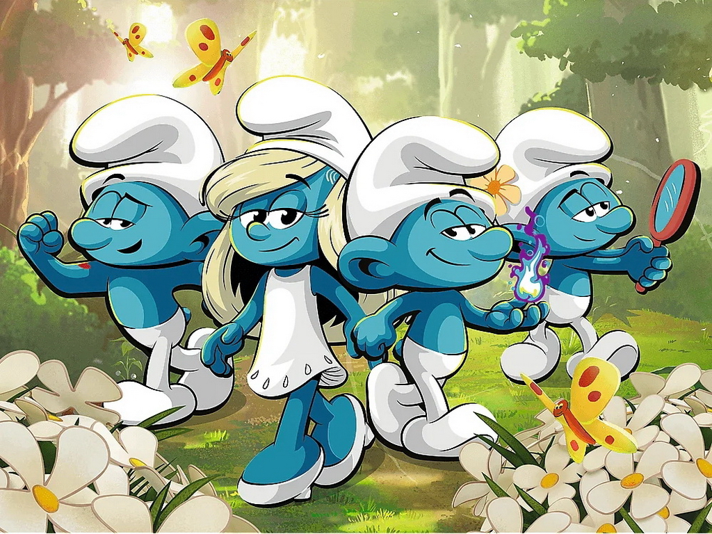 Пазли Trefl The Smurfs Пригоди смурфиків, 30 елементів