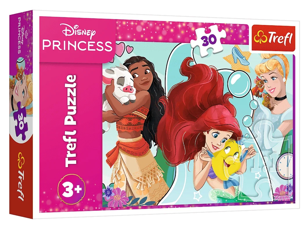 Пазлы Trefl Disney Princess Красивая и смелая, 30 элементов