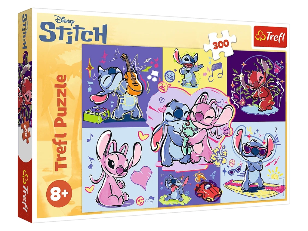 Пазли Trefl Disney Lilo and Stitch Божевільний Стіч, 300 елементів
