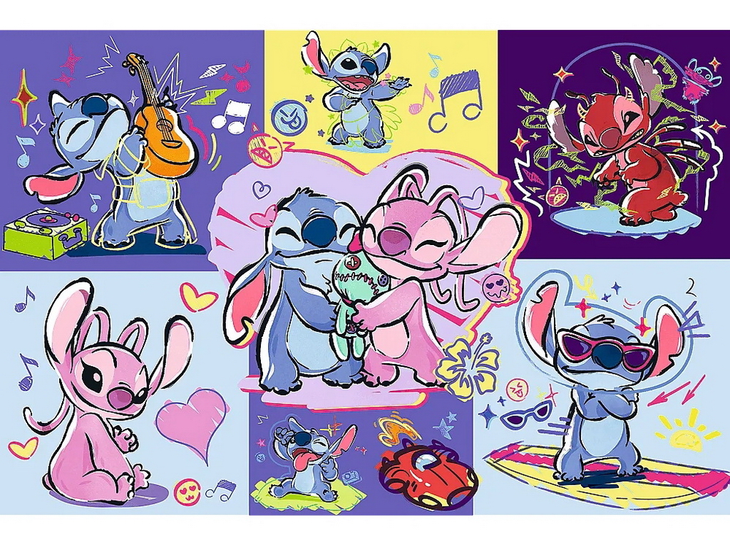 Пазли Trefl Disney Lilo and Stitch Божевільний Стіч, 300 елементів