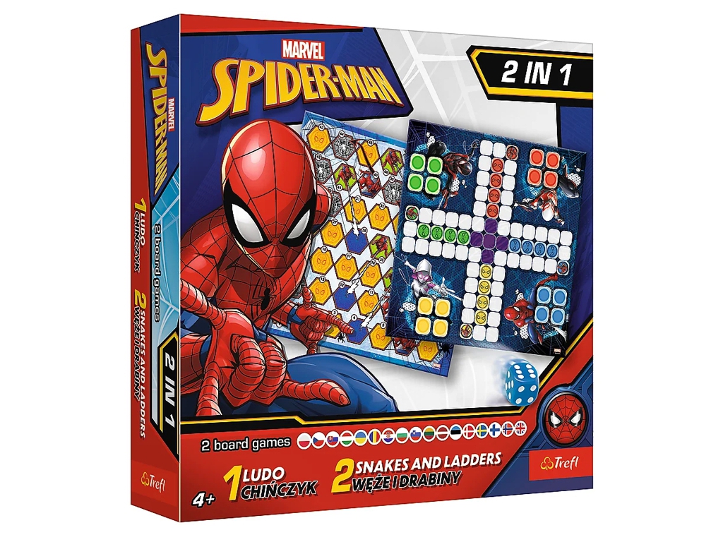 Настольная игра 2 in 1 Trefl Marvel Spider-Man