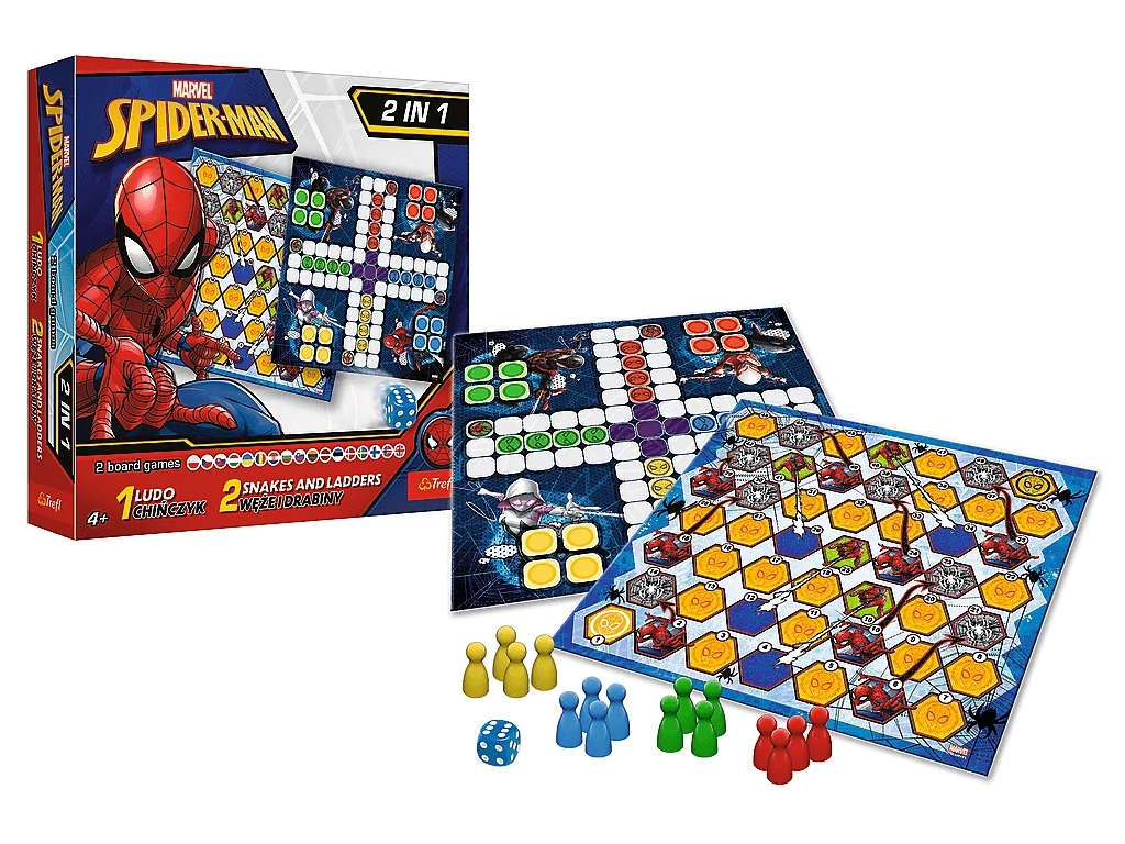 Настольная игра 2 in 1 Trefl Marvel Spider-Man