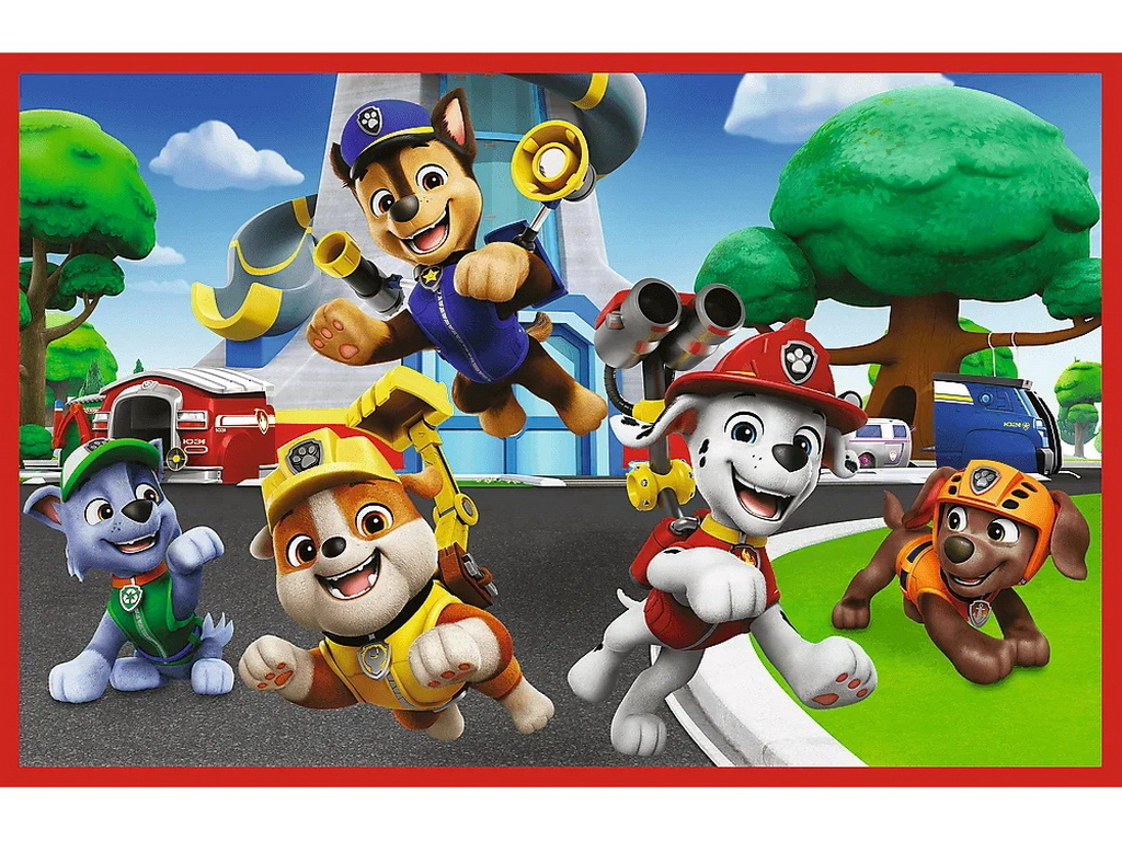 Пазли 2 в 1 Trefl Paw Patrol Веселий день песиків, 2 х 24 елементи