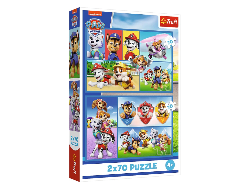 Пазлы 2 в 1 Правила патруля, 2х70 элементов Trefl Paw Patrol