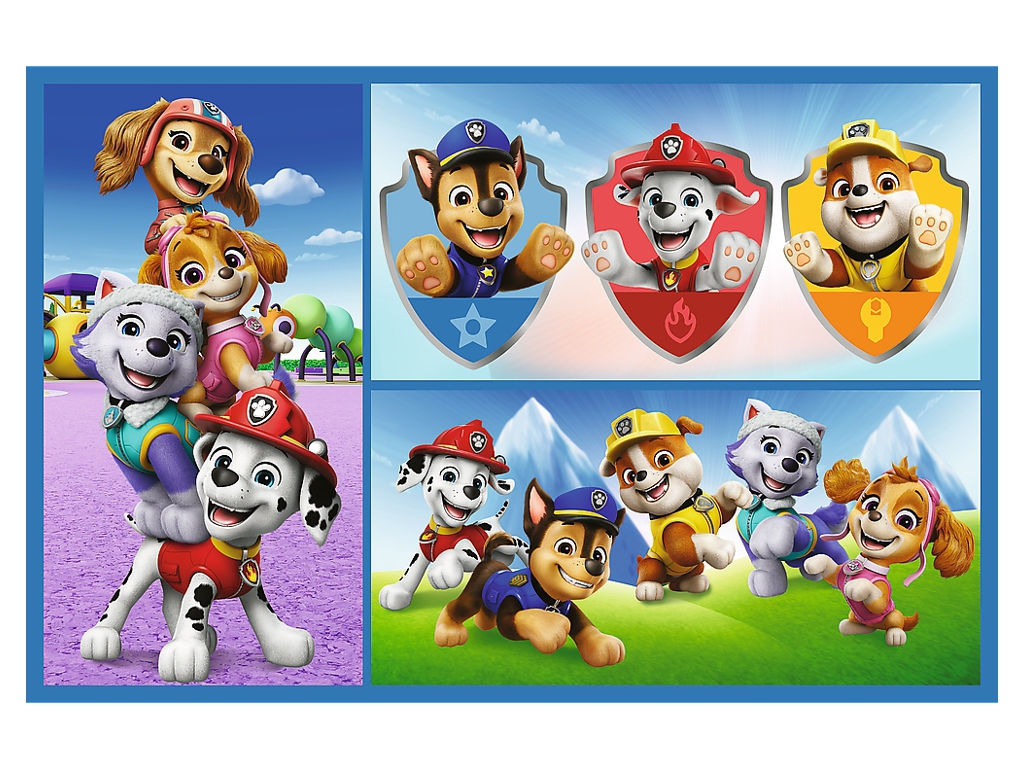 Пазлы 2 в 1 Правила патруля, 2х70 элементов Trefl Paw Patrol