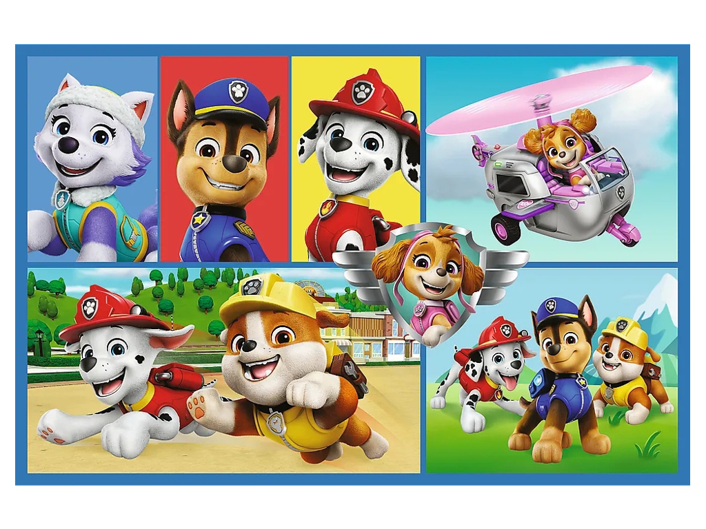 Пазлы 2 в 1 Правила патруля, 2х70 элементов Trefl Paw Patrol