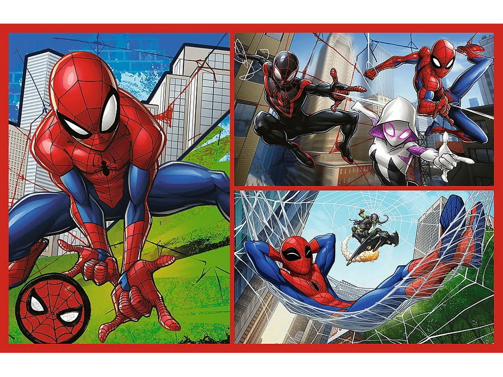Пазли 2 в 1, Trefl Spiderman Павукові історії,  2х70 елементів