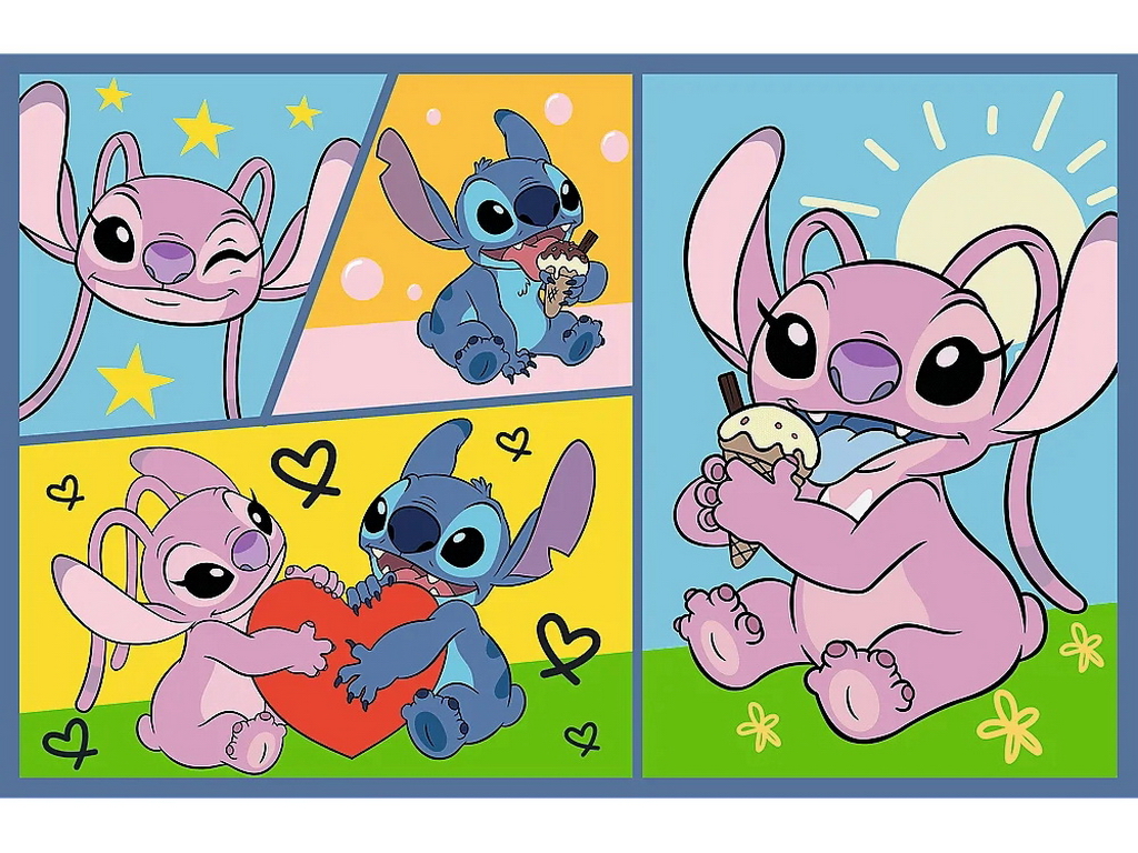 Пазлы 2 в 1 Trefl Lilo and Stitch Со Стичом не скучно, 2х70 элементов