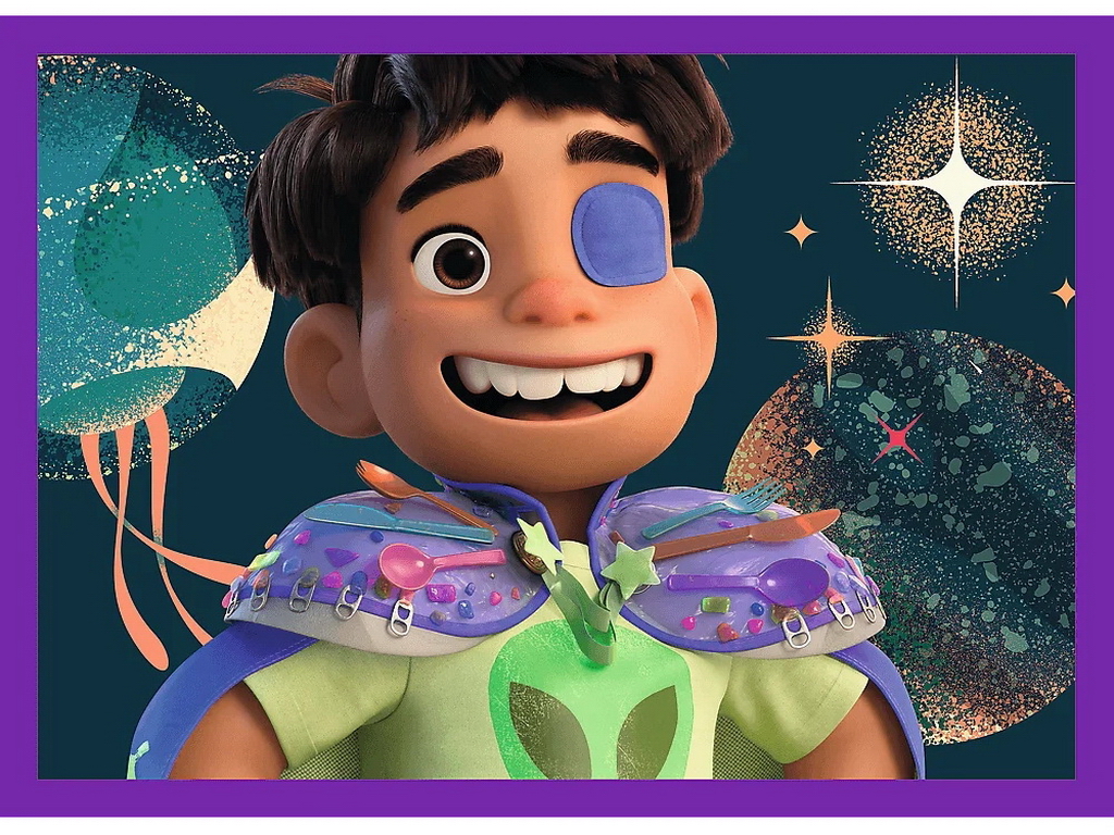 Пазлы 4 в 1 Tref lDisney Elio Внеземные миссии, 35, 48, 54, 70 элементов