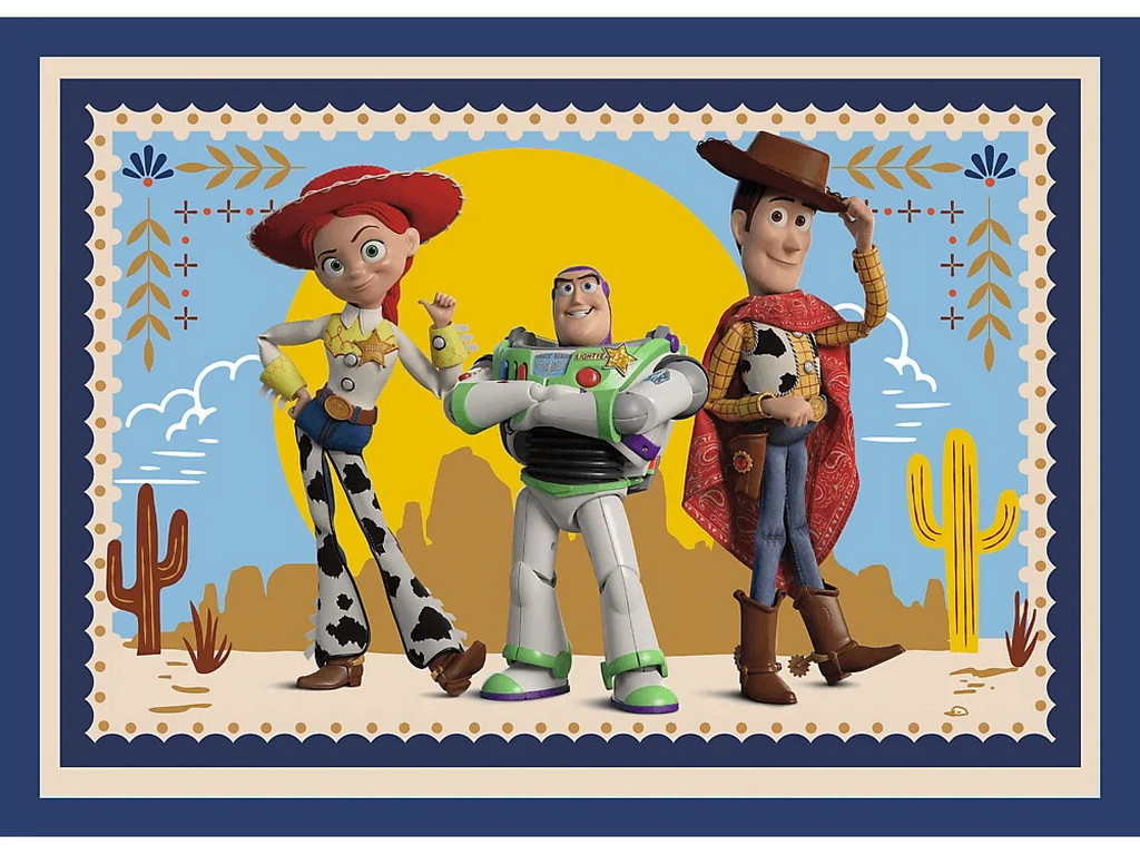 Пазл Trefl Toy Story 5 Время игрушек 4 в 1, 352 детали