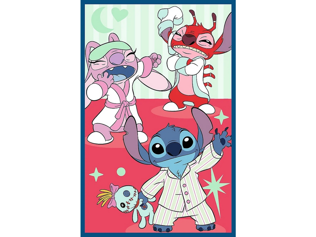 Пазлы 3 в 1 Trefl Lilo and Stitch Мир Стич, 3х80 элементов